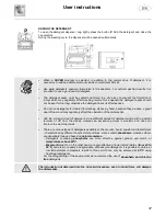 Предварительный просмотр 16 страницы Smeg PL19K Instruction Manual