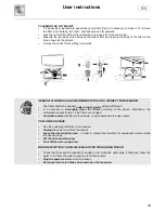 Предварительный просмотр 22 страницы Smeg PL19K Instruction Manual