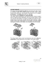 Предварительный просмотр 25 страницы Smeg PL2123X Instruction Manual