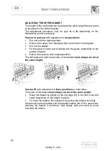 Предварительный просмотр 30 страницы Smeg PL2123X Instruction Manual