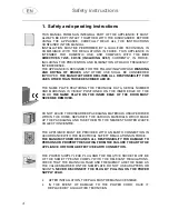 Предварительный просмотр 3 страницы Smeg PL300KX Instruction Manual