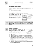 Предварительный просмотр 12 страницы Smeg PL300KX Instruction Manual