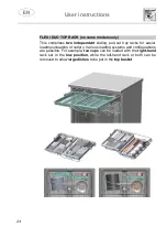 Предварительный просмотр 26 страницы Smeg PL4325XIN Instruction Manual