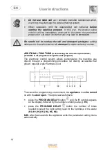 Предварительный просмотр 17 страницы Smeg PL5222B Instruction Manual