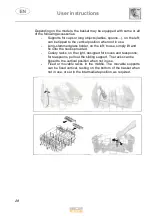 Предварительный просмотр 29 страницы Smeg PL5222B Instruction Manual