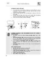 Предварительный просмотр 27 страницы Smeg PL60XME1 Instruction Manual