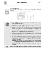 Предварительный просмотр 12 страницы Smeg PL673WH Instruction Manual