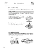 Предварительный просмотр 22 страницы Smeg PL7233TX Instruction Manual