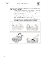 Предварительный просмотр 28 страницы Smeg PL7233TX Instruction Manual