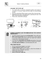 Предварительный просмотр 31 страницы Smeg PL7233TX Instruction Manual