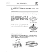 Предварительный просмотр 22 страницы Smeg PLA6448N2 Instruction Manual