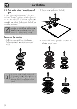 Preview for 40 page of Smeg PM6621WLDR Instructions Manual