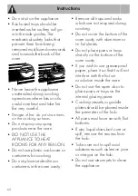 Preview for 4 page of Smeg Portofino CPF92GMA Original Instructions Manual