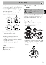 Preview for 41 page of Smeg Portofino CPF92GMA Original Instructions Manual