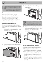 Preview for 48 page of Smeg Portofino CPF92IMA Translation Of The Original Instructions