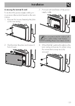 Preview for 65 page of Smeg Portofino CPF9IPBL Manual