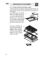 Предварительный просмотр 11 страницы Smeg PS906 Instructions For Installation And Use Manual