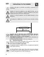 Preview for 13 page of Smeg PS906 Instructions For Installation And Use Manual