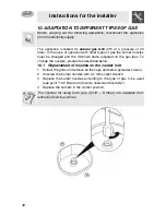 Предварительный просмотр 17 страницы Smeg PS906 Instructions For Installation And Use Manual