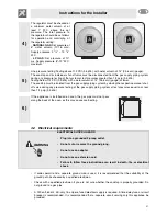 Предварительный просмотр 7 страницы Smeg PTS605 Installation Instructions Manual