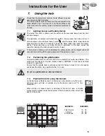 Предварительный просмотр 13 страницы Smeg PTS723-3 Instructions For Use Manual