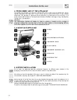 Предварительный просмотр 5 страницы Smeg PV1SL Instruction Manual