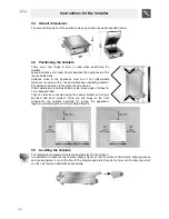 Предварительный просмотр 9 страницы Smeg PV1SL Instruction Manual