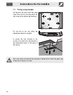 Предварительный просмотр 18 страницы Smeg PV630N Instructions For Installation And Use Manual