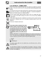 Предварительный просмотр 19 страницы Smeg PV630N Instructions For Installation And Use Manual