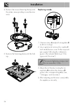 Preview for 24 page of Smeg PV631CNR Instructions Manual