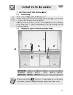 Предварительный просмотр 9 страницы Smeg PVA96-3 Instructions For Use Manual