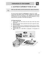 Preview for 9 page of Smeg PVA96 Instructions For Installation And Use Manual