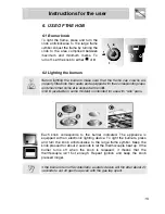 Preview for 13 page of Smeg PVA96 Instructions For Installation And Use Manual