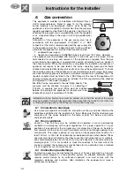 Предварительный просмотр 12 страницы Smeg PX 140 A Instruction Manual