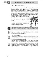 Preview for 6 page of Smeg PX140 Instruction Manual