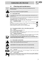 Preview for 15 page of Smeg PX7502 Instructions Manual