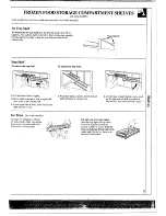 Предварительный просмотр 5 страницы Smeg Refrigerator SRA416TP3 Use And Care & Installation Manual