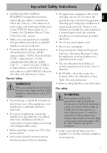 Preview for 5 page of Smeg RTU304GX Manual