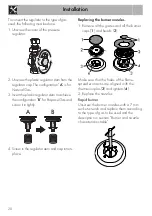 Preview for 18 page of Smeg RTU304GX Manual