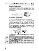 Предварительный просмотр 26 страницы Smeg S106X-6 Instructions For Use Manual