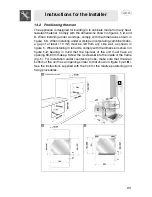 Предварительный просмотр 31 страницы Smeg S106X-6 Instructions For Use Manual