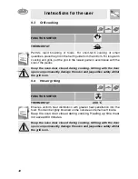 Предварительный просмотр 15 страницы Smeg S200/1 Instruction Manual