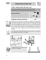 Предварительный просмотр 16 страницы Smeg S20XMF Instruction Manual