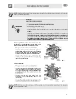 Предварительный просмотр 9 страницы Smeg S2772TCU Instruction Manual