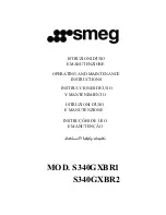 Smeg S340GXBR1 Operating And Maintenance Instructions Manual предпросмотр