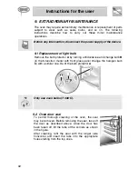 Preview for 30 page of Smeg S399XPZ6 Instructions For Installation And Use Manual