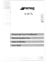 Smeg S58TL User'S Book Manual предпросмотр