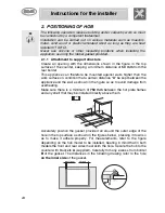 Предварительный просмотр 4 страницы Smeg S60GHS Instructions For Use Manual