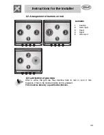 Предварительный просмотр 13 страницы Smeg S60GHS Instructions For Use Manual