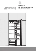 Preview for 1 page of Smeg S7323LFLD2P2C Detailed Instructions For Use